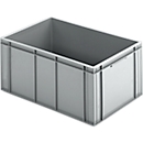 Ringoplast Euro Box boîte à pain, 56,8 l, qualité alimentaire, version fermée, sans couvercle, L 600 x l 400 x H 273 mm, plastique, gris