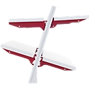 Rocholz Flex system shelf, type B, 1000 x 300 mm, with support arms