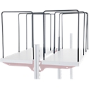 Rocholz shelf divider for Flex system shelf, 4-part, bracket width 300 mm