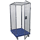 Rolcontainer maat 5, zonder legborden, 1800 mm hoog, lichtblauw
