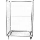Roll conteneur - acier - 800 x 1200 mm - dimensions europalettes