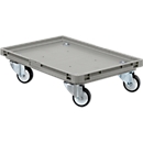 Roll-Fix, kunststof wielen, grijs, 600 x 400 x 125 mm