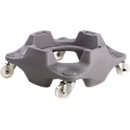 Roller de transport - polypropylène - l. 532 x P 532 x H 237/247 mm - pour tonneaux 75 et 100 l - gris