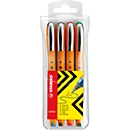 Rollerball pen STABILO® bionic® worker, set of 4
