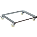 Rolling frame for box with European standard dimensions, 600 x 400 mm