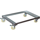 Rolling frame for box with European standard dimensions, 800 x 600 mm