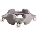 Rolly, made of plastic, for 75 and 100 litre drums, with 4 swivel castors, stackable