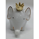 ROOST Sparkasse Elefant Spardose, Porzellan, entleerbar, 16 x 11.5 x 14.5 cm
