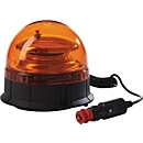 Rotating beacon, yellow, with magnetic base and suction cup