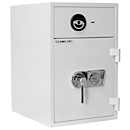 Rottner Coffre-fort à tiroirs D1 65 DB/DB, serrure à double panneton, niveau de sécurité D1, tiroir d'introduction, 68 litres, acier, gris clair