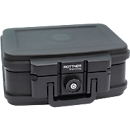 Rottner Feuerschutzkassette Fire Data Box 1, 5 l, Feuerschutz bis 30 min, Zylinderschloss, Tragegriff, B 382 x T 324 x H 165 mm, schwarz