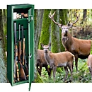Rottner Munitionsschrank Waffenschrank Gun 5 Cargo, Zylinderschloss, B 370 x T 265 x H 1500 mm, Stahl, grün