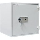 Rottner Wertschutzschrank Opal Fire Premium OPD-65 IT, Doppelbartschloss, EN 1, feuerfest bis 30 min, 135 Liter, Stahl, lichtgrau