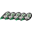 Rouleau correcteur Tombow MONO CT-YT4, technique de déroulement latéral, dimensions du ruban L 10 m x l 4,2 mm, 72 % de plastique recyclé, 5 pièces