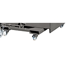 Roulettes pivotantes en polyamide diamètre 100 mm Bauer 1 roulette directionnelle avec bloqueur