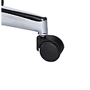 Roulettes pour siège de bureau pour sols durs, pour siège de bureau OPEN XT, freinage dépendant de la charge, plastique, noir, 5 p.
