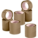Ruban d'emballage Nopi® Classic 4042, épaisseur totale 52 μ, L 66 m x l 55 mm, rouleau-∅ 76 mm, film polypropylène, marron, 12 rouleaux