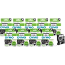 Ruban pour titreuses 40913 DYMO®, type D1, 7 m x 9 mm, résistant aux UV, indéchirable, noir/blanc