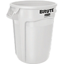 Rubbermaid Brute-afvalbak, rond, Ø 560 x H 690 mm, 121 l, kunststof, wit