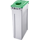 Rubbermaid Deckel Slim Jim für Flaschen und Dosen, passend für 60-l-Behälter, 518 x 287 x 71 mm, Polypropylen, grün