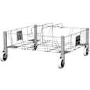 Rubbermaid Transportroller Slim Jim für Container Slim Jim, zweifach, B 523 x T 508 x H 228 mm, Edelstahl