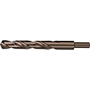 RUKO Spiralbohrer DIN 338 Typ N, Ø 14 mm, HSS-Co5 Gold, Spitzenwinkel 130°, abgesetzter Schaft