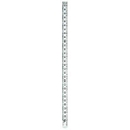 RUMOLD liniaal 323703, 30 cm roestvrij staal zilver, 0,5 mm maatverdeling, mm afschuining aan beide zijden, ophanggat