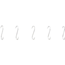 S-haken, voor stellingsysteem, 5 stuks