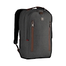 Sac à dos pour ordinateur portable Wenger CityUpgrade, 15 l, pour ordinateurs portables jusqu'à 16" et tablettes jusqu'à 12", ensemble, compartiment pour ordinateur portable et tablette, l 170 x l 280 x h 410 mm, polyester, gris