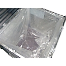 Sac à soufflet latéral pour conteneur de déchets dangereux type STB, aiguilleté, épaisseur 85 µ, transparent, 50 pcs.