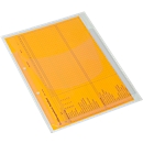 Sac transparent, autocollant, format A4 soufflet extensible/rabat, 10 p.