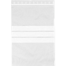 Sachet à fermeture zip, avec champ d’inscription et fermeture, 310 x 220 mm
