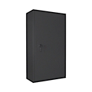 Safe Lyra 18, klasse 0 volgens EN 1143-1, 341 l, deur rechts draaiend, dubbelbaardsluiting, 4 etages, B 850 x D 420 x H 1550 mm, grafietgrijs RAL 7024