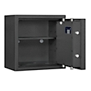 Safe Lyra 2, resistance grade I according to EN 1143-1, volume 31 l, door hinge right, double-bit lock with 2 keys, 1 shelf, incl. anchoring material, W 400 x D 420 x H 405 mm, graphite grey RAL 7024