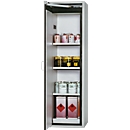 Safety cabinet type 90 asecos S-CLASSIC-90, hinged door with door locking system, W 596 x D 616 x H 1968 mm, light grey RAL 7035