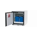 Safety cabinet type 90 asecos UB-T-90, hinged door, stop left, front light grey, W 593 x D 574 x H 600 mm