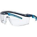 Safety glasses Uvex astrospec 2.0, EN 166, EN 170, polycarbonate clear, frame blue/light blue, 5 pieces