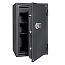 Salvus Venezia 93 EL Safe, fire resistance LFS 60P per EN 15659, security level S 2, electronic lock, 2 shelves & 1 pull-out drawer, W 565 x D 450 x H 972 mm, graphite gray RAL 7024
