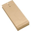 Sample bag, brown, 245x100x40 mm