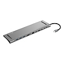 Sandberg USB-C 10-in-1 Docking Station - Dockingstation - USB-C - HDMI, VGA - 1GbE