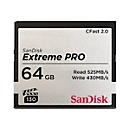 SanDisk Extreme Pro - carte mémoire flash - 64 Go - CFast 2.0