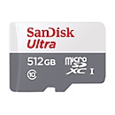 SanDisk Ultra - Flash-Speicherkarte (microSDXC-an-SD-Adapter inbegriffen) - 512 GB - Class 10 - microSDXC UHS-I