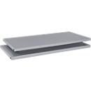 Schäfer Shop Genius 280139 - Étagères TETRIS SOLID, pour armoires à portes battantes, en acier, l. 800 mm, alu blanc, 2 p.