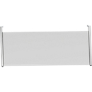 Schäfer Shop Genius Achterwand, voor bureau B 1200 mm, H 466 mm, wit aluminium