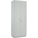 Schäfer Shop Genius Armario de puertas batientes TETRIS SOLID, 5 AA, An 800 mm, incl. paneles laterales, gris luminoso