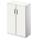 Schäfer Shop Genius Armoire à portes battantes TETRIS SOLID, 3 HC, l. 800 mm, verrouillable, avec plateau de finition