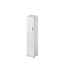 Schäfer Shop Genius Armoire à portes battantes TETRIS WOOD, 5 HC, l. 400 x P 421 x H 1910 mm, hauteur (patins inclus), porte fixée à gauche 