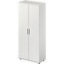 Schäfer Shop Genius Armoire-vestiaire TETRIS WOOD, 5 HC, H 1910 mm, hauteur (patins inclus), gris clair 