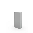Schäfer Shop Genius Armoires à portes battantes TETRIS WALL, 5 hauteurs de classeur, charnière de porte côté droit, l. 800 x P 440 x H 1880 mm, gris clair