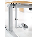 Schäfer Shop Genius CPU-houders voor Bureautafels PLANOVA ERGOSTYLE, in breedte- en hoogte verstelb., staal gepoedercoat, blank aluminium